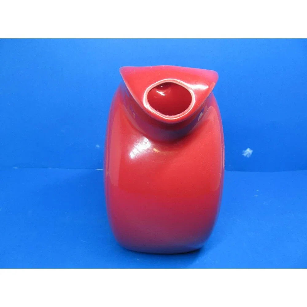 Fiestaware Red Disk Water Pitcher 7 1/4